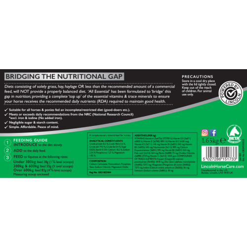 Lincoln Horse Care Lincoln All Essential Vitamins & Minerals