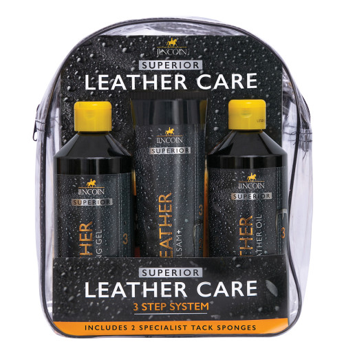 Lincoln Superior Leather Care 3 Step System 
