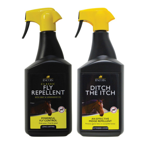 Lincoln Offer - Buy Lincoln Classic Fly Repellent 1L and get Ditch the Itch 1L FOC