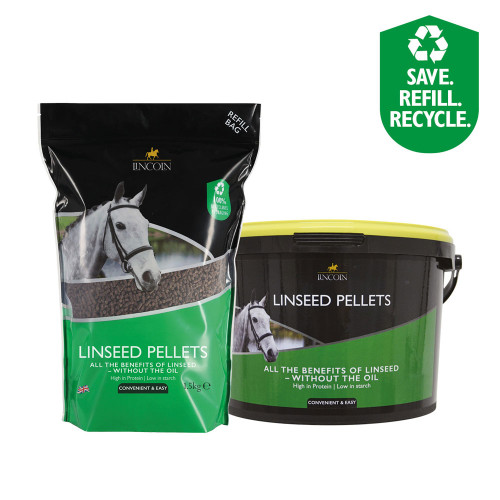 Lincoln January 2025 Offer - Bundle Deal Lincoln Linseed Pellets Refill Pouch & Bucket