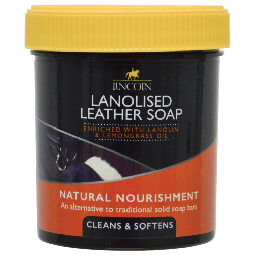 Lincoln Lanolised Leather Soap - 200g