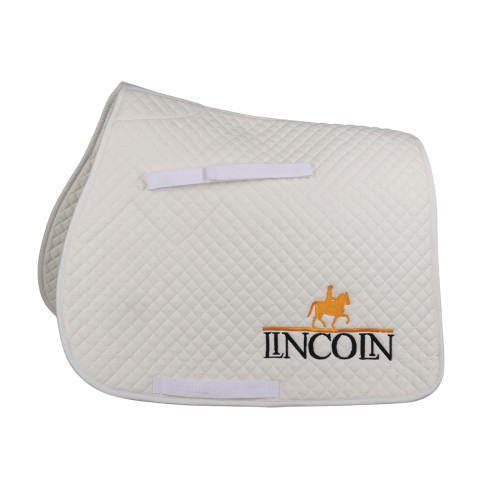 Lincoln Saddle Cloth - White - Pony