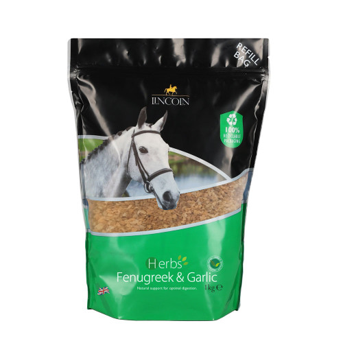 Lincoln Herbs Fenugreek & Garlic Refill Pouch - 1kg