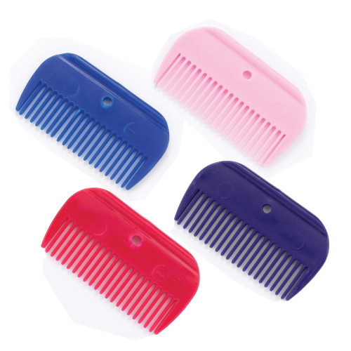 Lincoln Plastic Mane Comb - Red