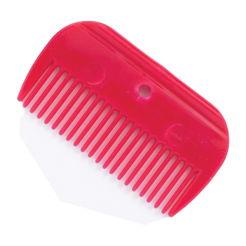 Lincoln Plastic Mane Comb - Red