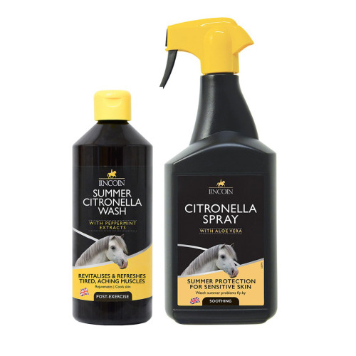 Lincoln Offer - Buy Lincoln Citronella Spray with Aloe Vera 1litre and get Lincoln Summer Citronella Wash free